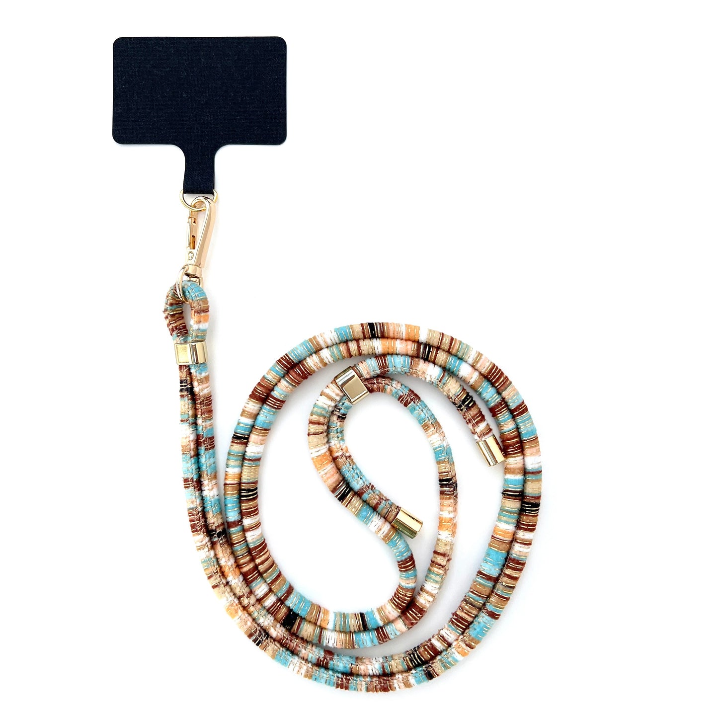 Cotton Phone Lanyard - Beach